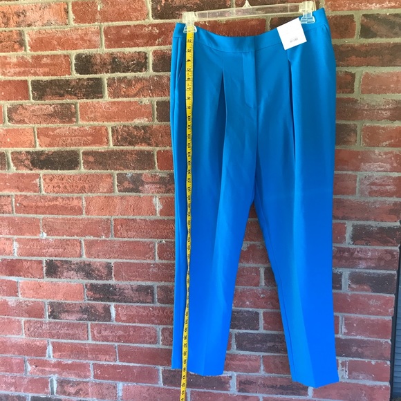 ⭐️HPx2⭐️NWT Topshop Blue Dress Pants - Picture 14 of 16